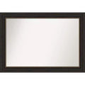 41" x 29" Non-Beveled Accent Bronze Wall Mirror - Amanti Art: Modern Style, Polystyrene Frame, Includes Mount Hardware