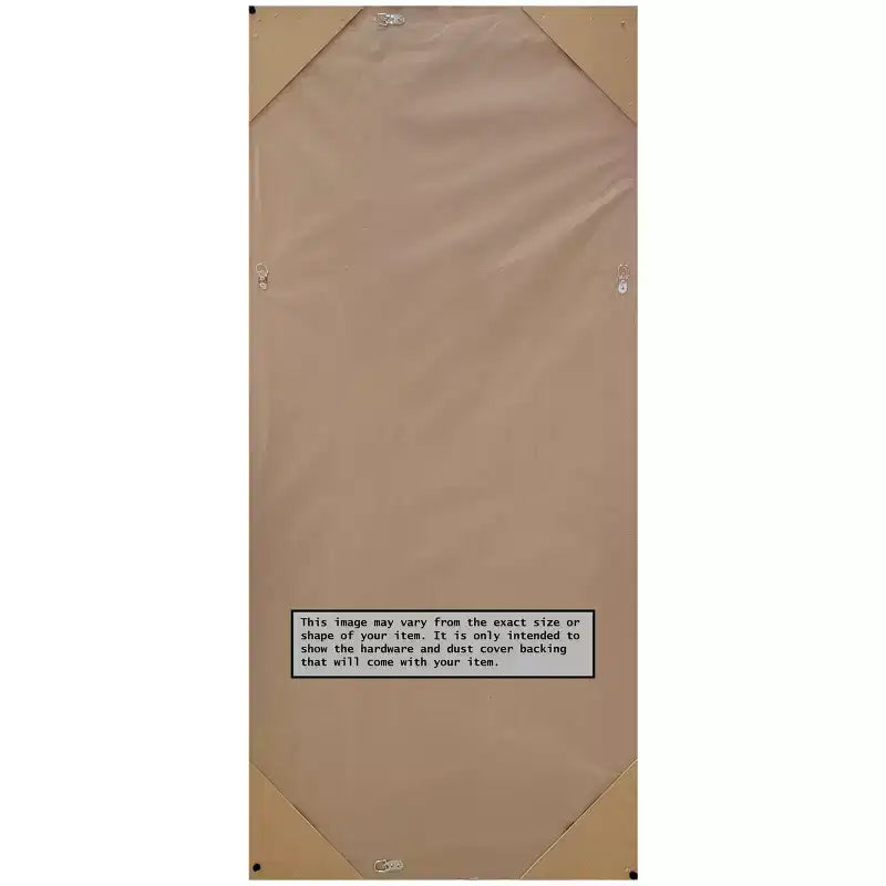 Specchio a figura intera da appoggio a parete o a pavimento, cornice bianca non smussata, 75 cm L x 166 cm H