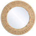 Bamboo Breeze Natural Woven Framed Wall Mirror Brown - StyleCraft