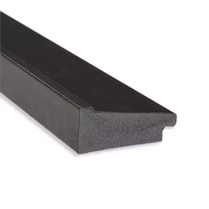 Specchio da parete rettangolare, cornice stretta in bronzo maculato, senza smussatura, 32" L x 26" H, assemblato negli USA