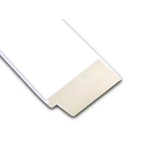 Specchio da bagno da parete quadrato 31x31 in legno Corvino non smussato, bianco, hardware di montaggio incluso