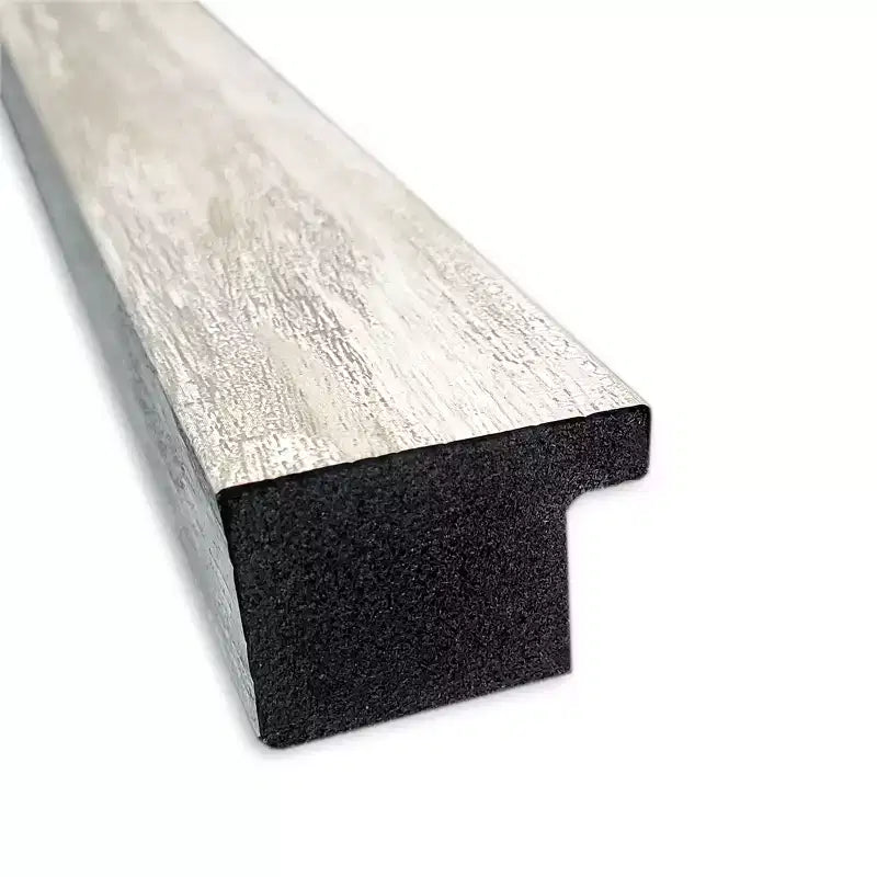 Specchio da Parete Quadrato Effetto Metallico Argento Anticraco Cornice Stretta Non Smussata, 71 cm L x 71 cm H