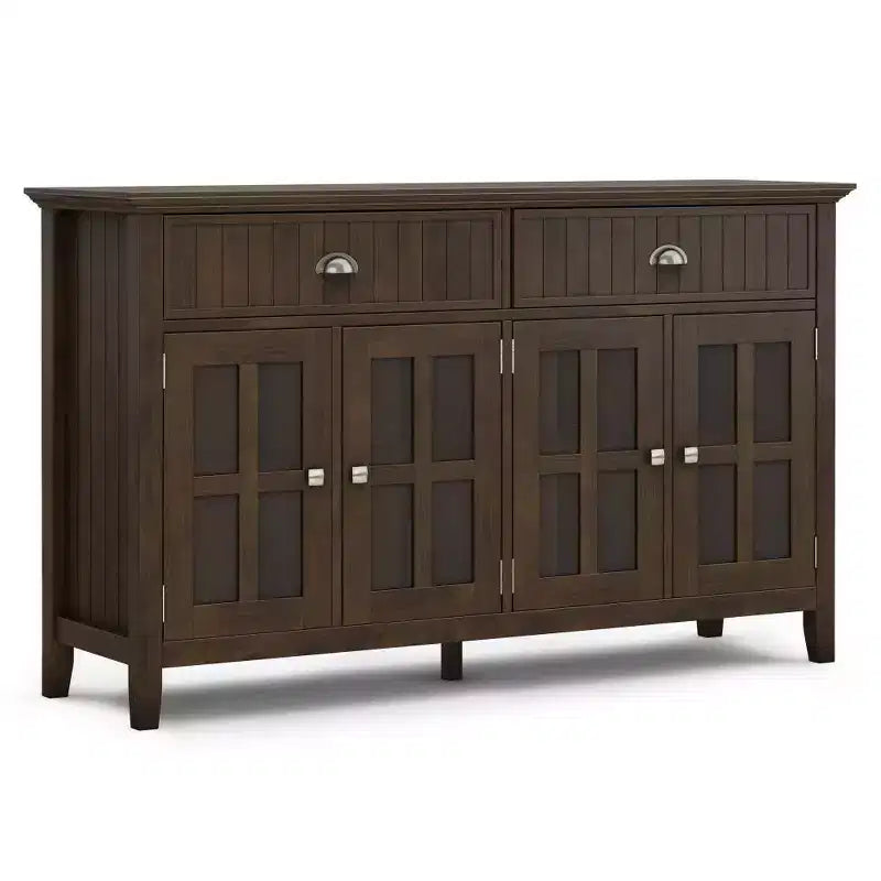 WyndenHall Normandy Large Sideboard Buffet Brunette Brown