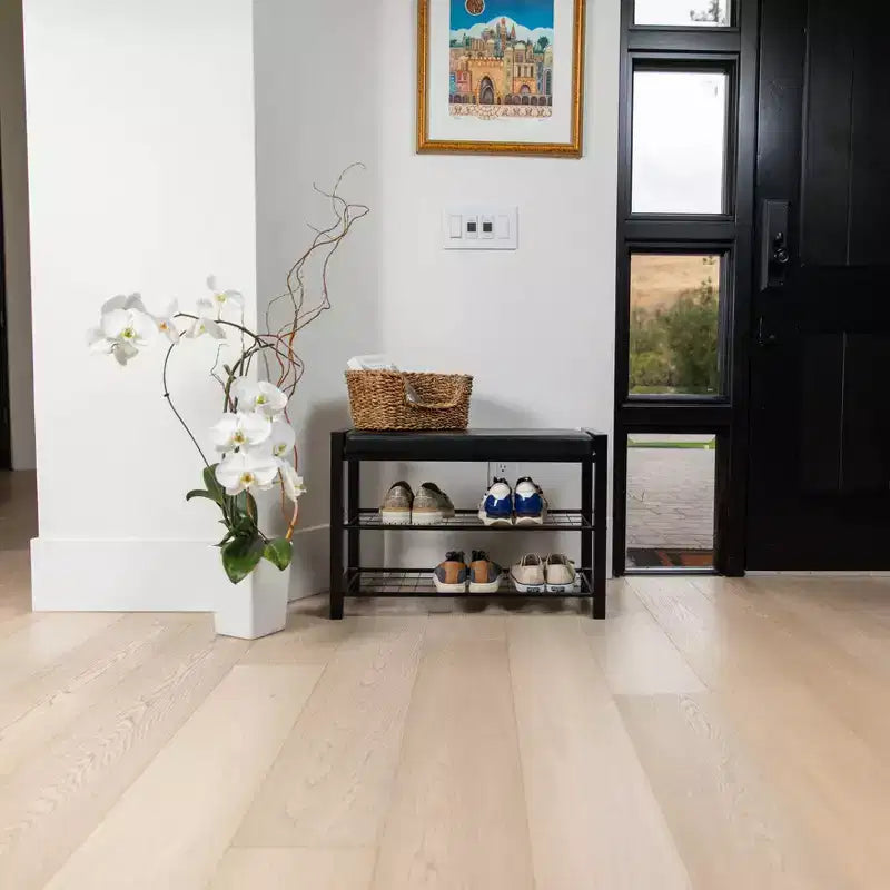 Panca scarpiera da ingresso in similpelle da 68,5 cm con 2 ripiani, telaio in metallo, capacità 8 paia, portata 113 kg