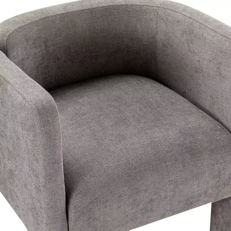 Sedia da Pranzo Moderna, Schienale Intagliato, Design a Tre Gambe, Rivestimento in Poliestere, 113 kg, Nessun Montaggio