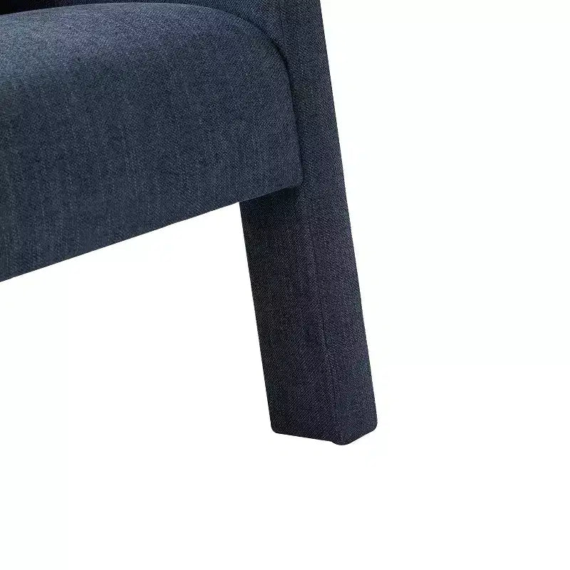 Sedia da Pranzo Moderna, Schienale Intagliato, Design a Tre Gambe, Rivestimento in Poliestere, 113 kg, Nessun Montaggio