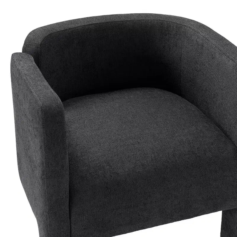 Sedia da Pranzo Moderna, Schienale Intagliato, Design a Tre Gambe, Rivestimento in Poliestere, 113 kg, Nessun Montaggio
