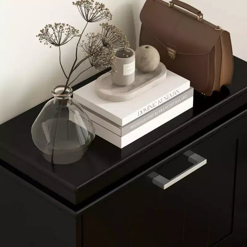 Scarpiera Stretta a 3 Ribalte con Ripiani Regolabili Contiene 15 Paia, 54 cm L x 117,5 cm H