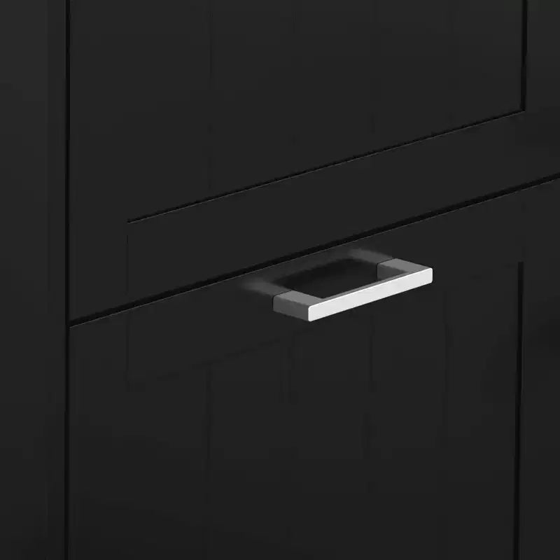 Scarpiera Stretta a 3 Ribalte con Ripiani Regolabili Contiene 15 Paia, 54 cm L x 117,5 cm H