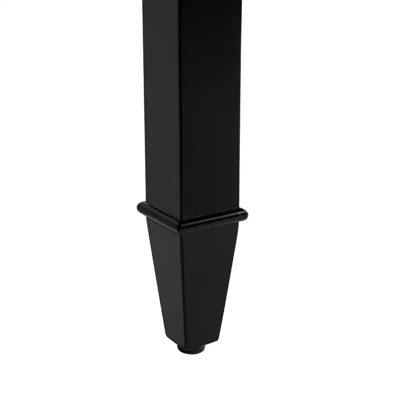 Tavolo da pranzo rettangolare, 6 posti, in mogano nero, 170 cm L x 80 cm P x 75 cm H
