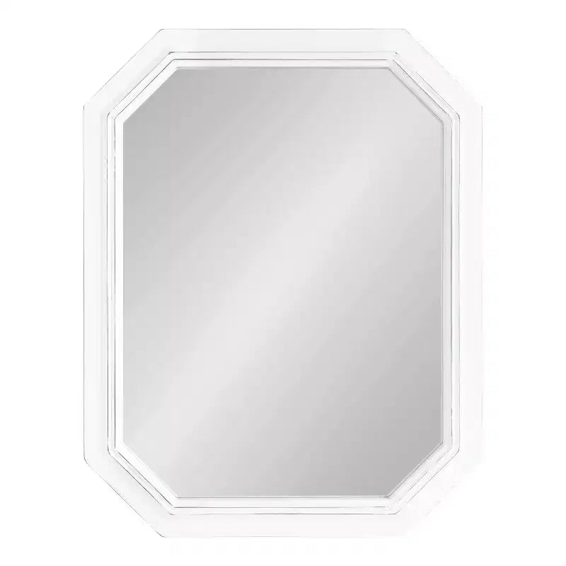 Specchio da parete Palmer Octagon 28x36, cornice in MDF, montaggio a parete