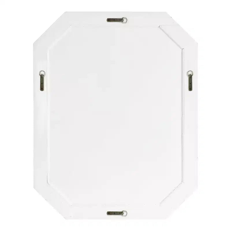Specchio da parete Palmer Octagon 28x36, cornice in MDF, montaggio a parete
