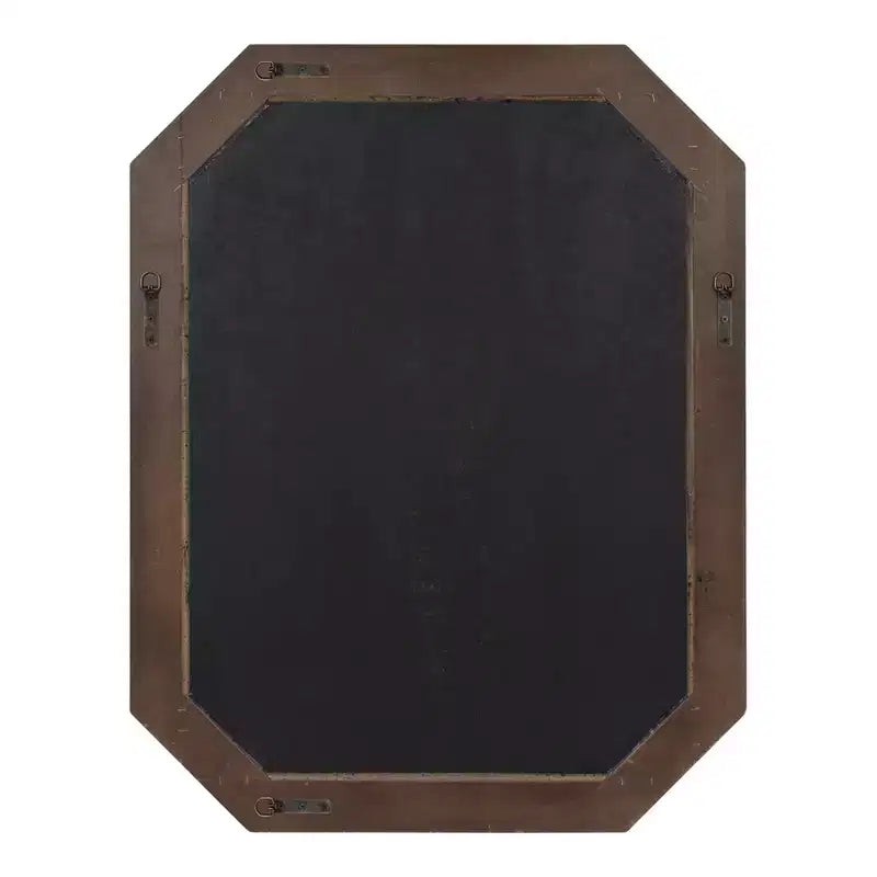 Specchio da parete Palmer Octagon 28x36, cornice in MDF, montaggio a parete