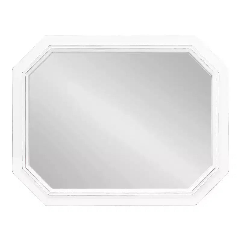 Specchio da parete Palmer Octagon 28x36, cornice in MDF, montaggio a parete