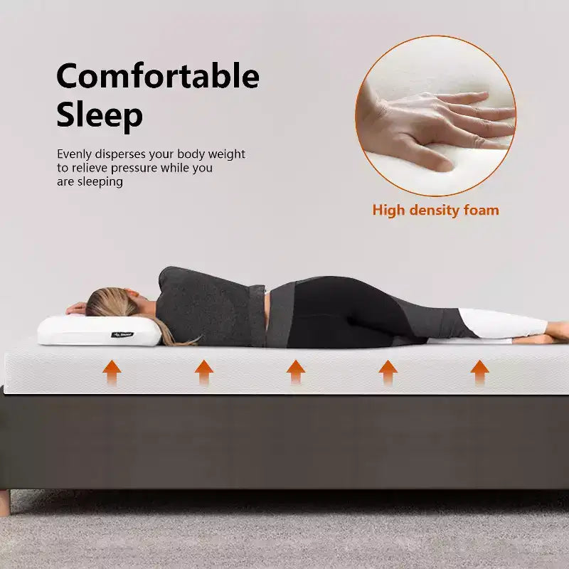 Materasso in memory foam da 5 pollici rigidità media, CertiPUR-US Certified, senza fibra di vetro, in scatola