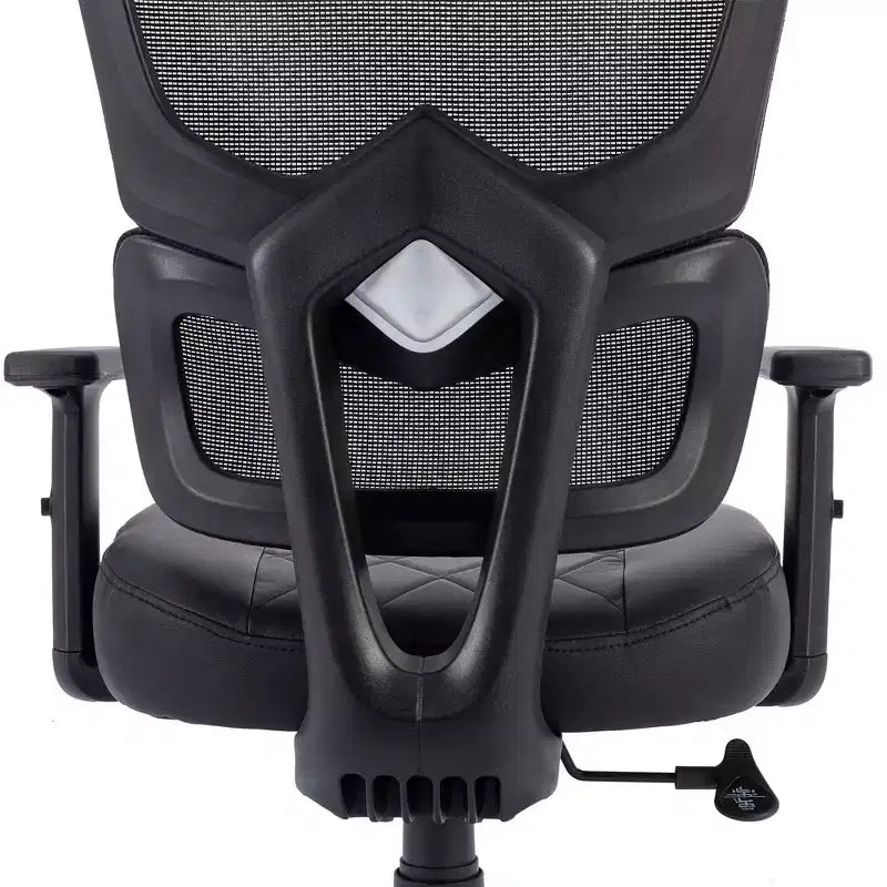 Sedia da ufficio ergonomica con schienale alto in rete, poggiatesta e braccioli regolabili, supporto lombare, 150 kg
