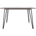 Lexzandra Dining Table - DTB5805 - Natural/Black - Safavieh