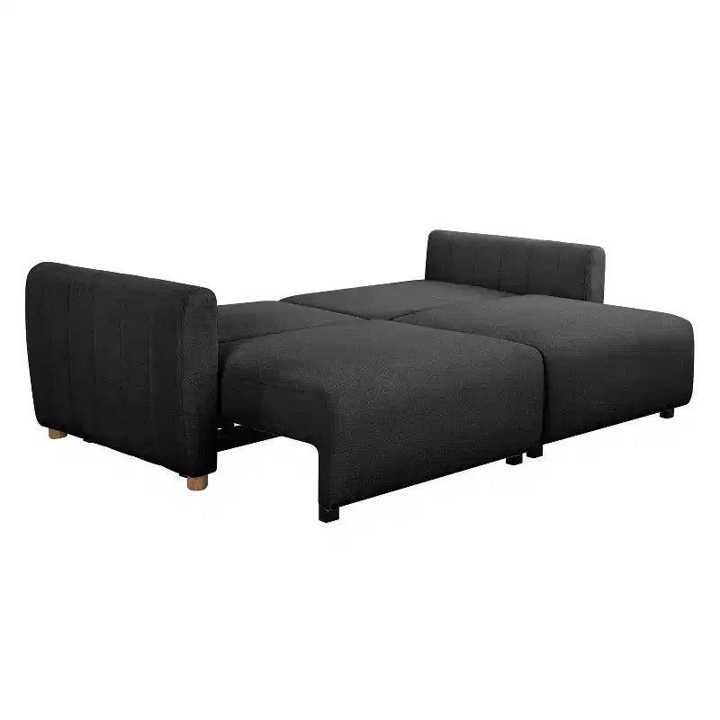 Divano Letto Trasformabile, Bouclé, 3 Posti, Matrimoniale, L 233 cm, Capacità 272 kg