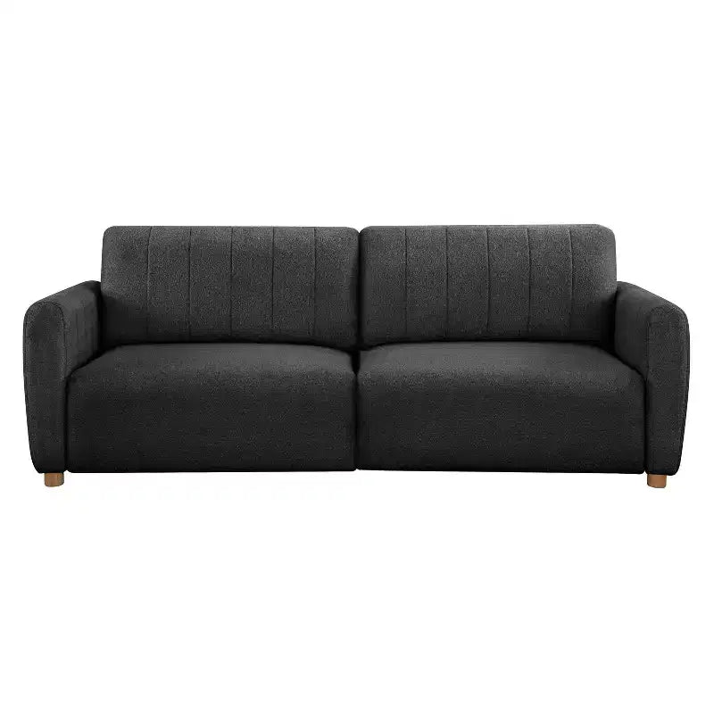 Divano Letto Trasformabile, Bouclé, 3 Posti, Matrimoniale, L 233 cm, Capacità 272 kg