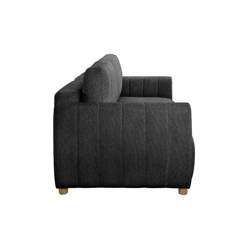 Divano Letto Trasformabile, Bouclé, 3 Posti, Matrimoniale, L 233 cm, Capacità 272 kg