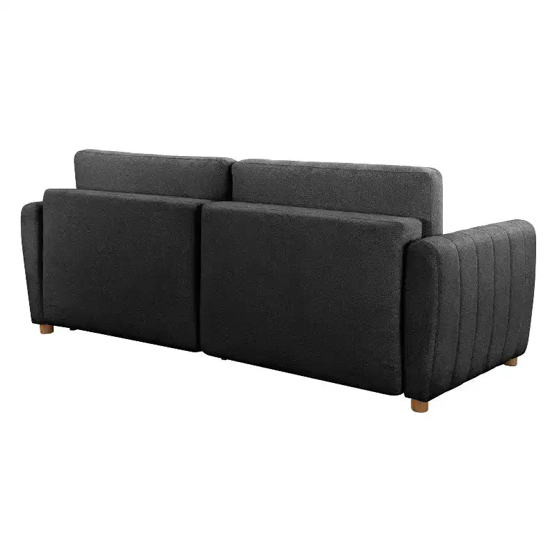 Divano Letto Trasformabile, Bouclé, 3 Posti, Matrimoniale, L 233 cm, Capacità 272 kg