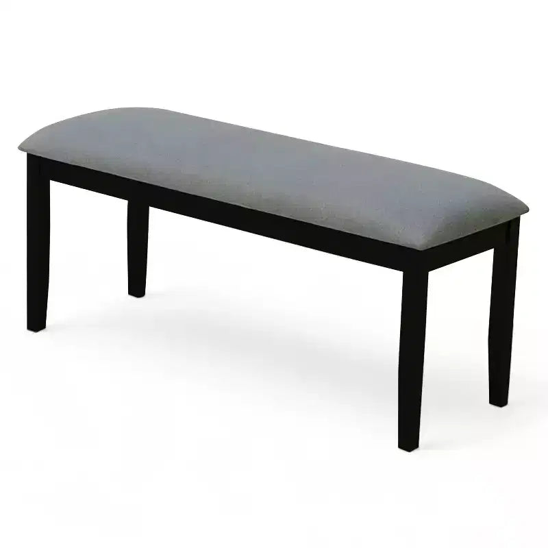 Panca imbottita da pranzo, 2 posti, sedile in poliestere imbottito in schiuma, 113 cm L x 40 cm P x 51 cm A