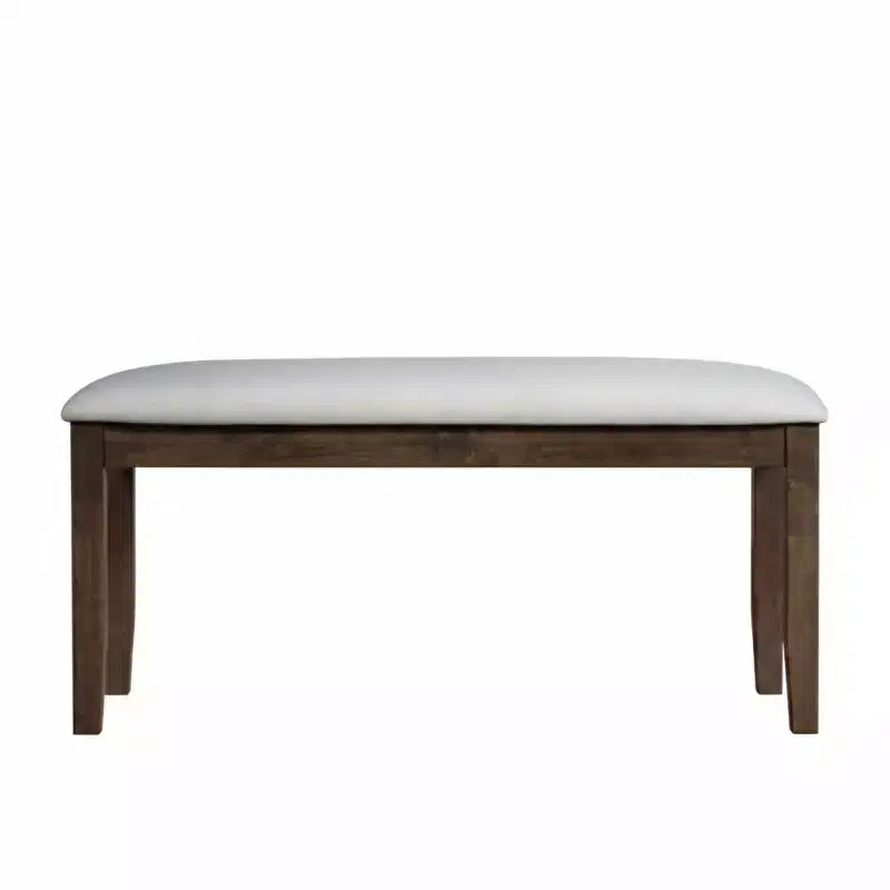Panca imbottita da pranzo, 2 posti, sedile in poliestere imbottito in schiuma, 113 cm L x 40 cm P x 51 cm A